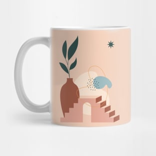 Terracotta Pot - Modern Abstract Art Mug